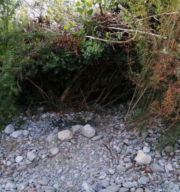 Bivacco su un isolotto in mezzo al Serchio Sgomberati dai vigili 