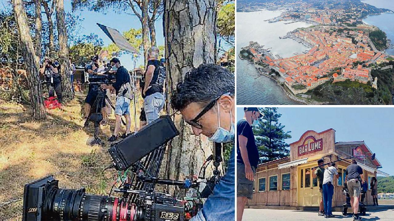 Il centro storico di Portoferraio diventa un set, via tutte le auto durante le riprese