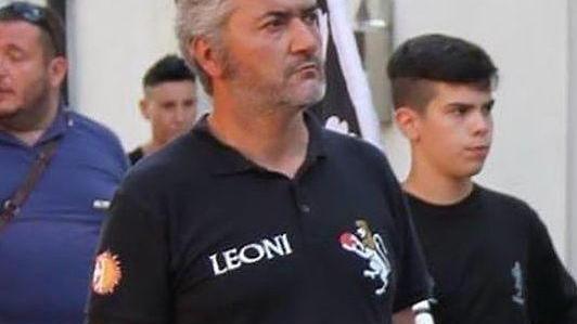 Yuri Conti in una manifestazione della Magistratura dei Leoni