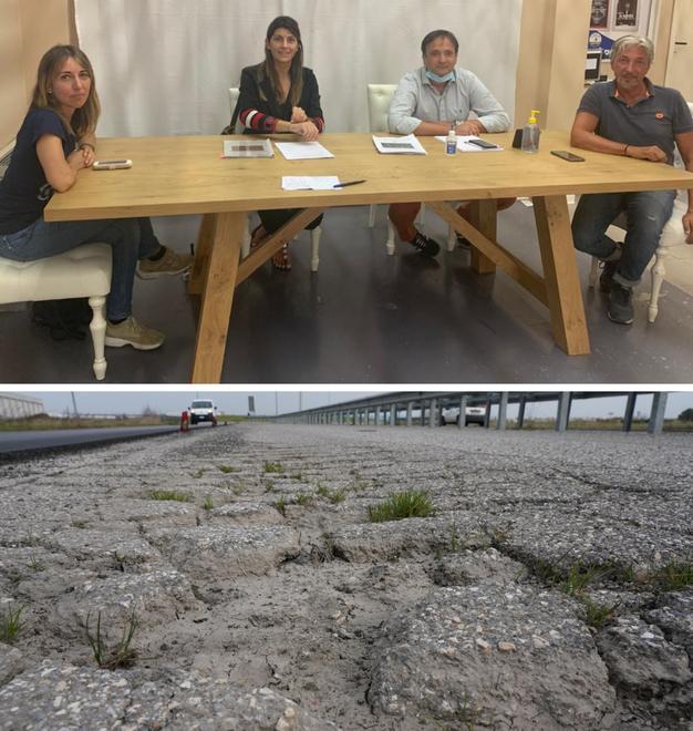 L'asfalto della Strada di Patto