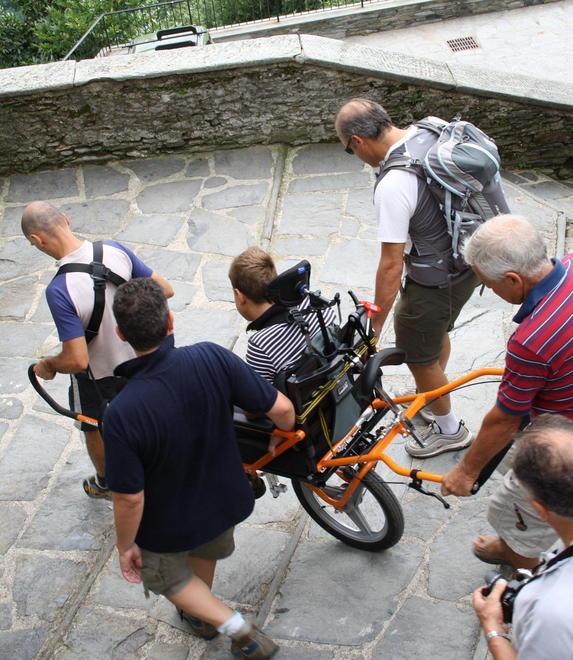 Anche i disabili scaleranno le cime con Pronto Joëlette 