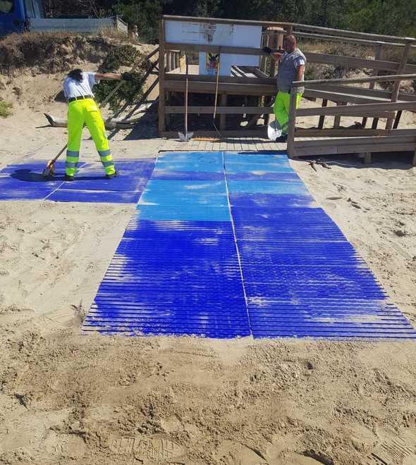 Ripristinate le rampe per raggiungere l’arenile in carrozzina