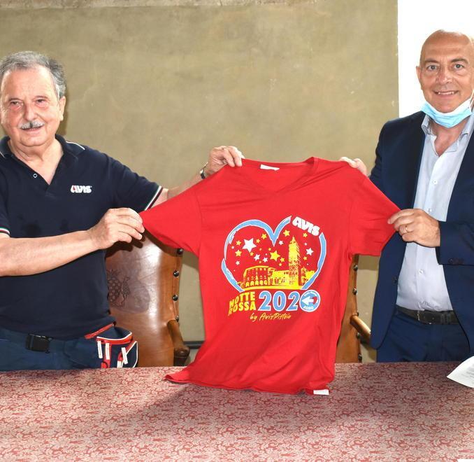 Giovedì la Notte Rossa voluta dall’Avis per dire grazie a tutti i donatori di sangue 
