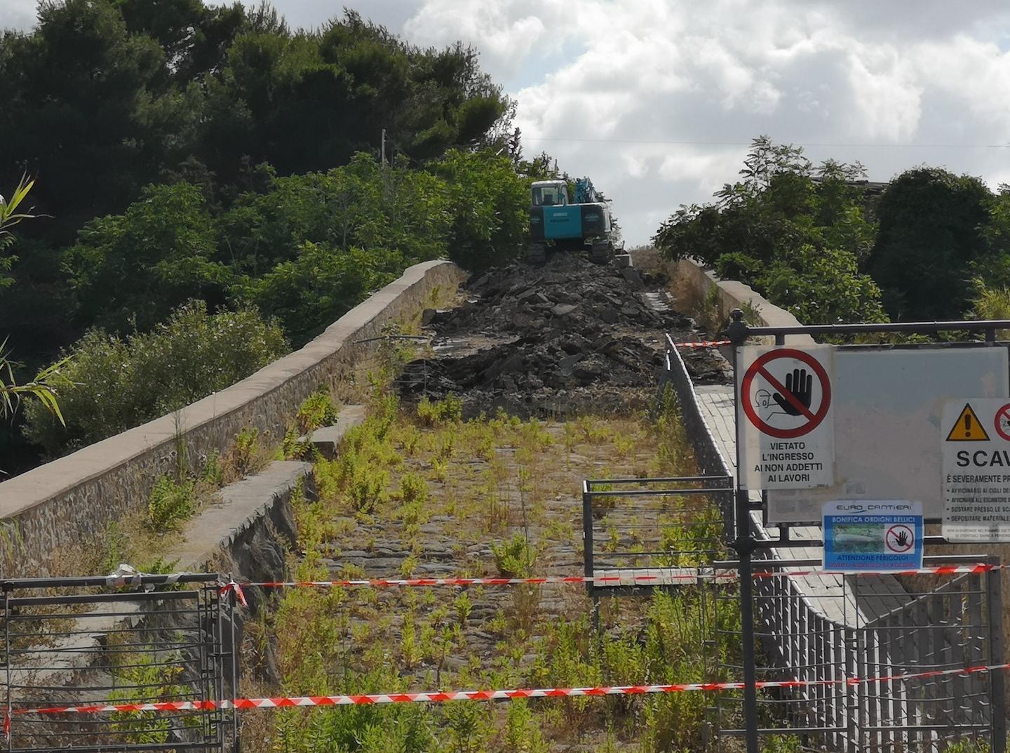 Ponte Romano, al via la bonifica 
