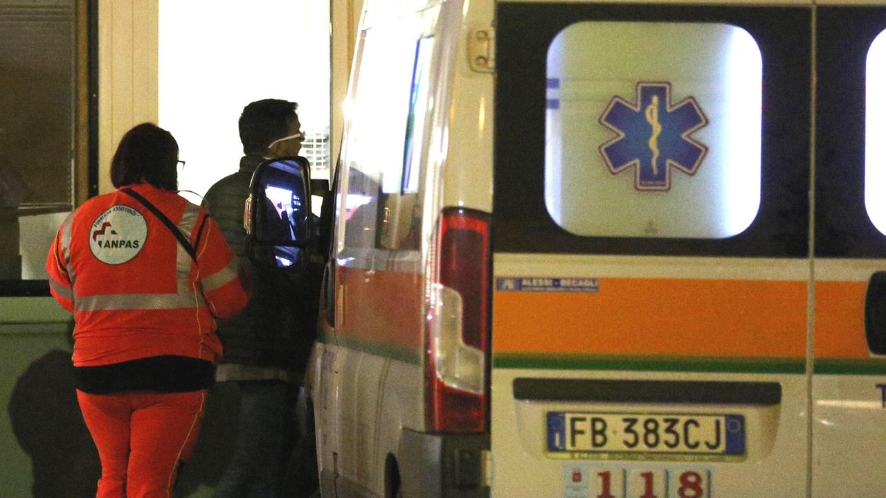 Intervento dell'ambulanza