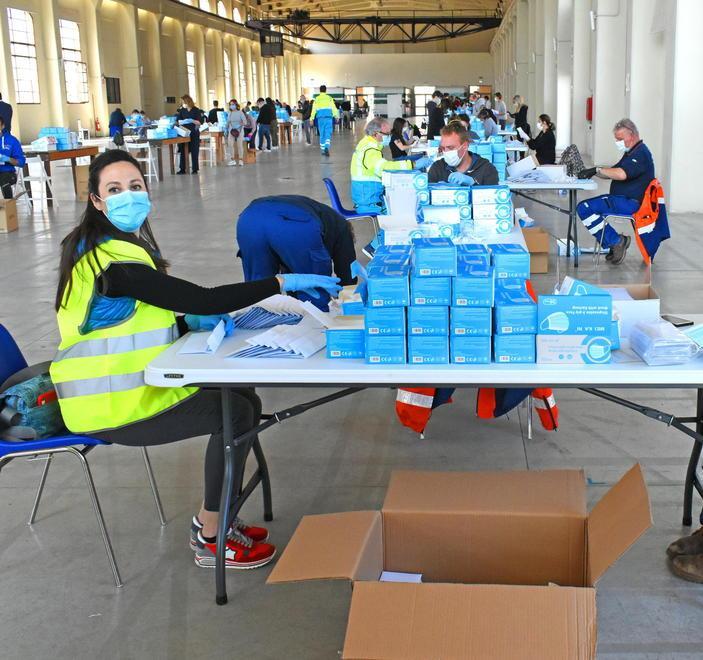Distribuite grazie al Coc circa 350.000 mascherine