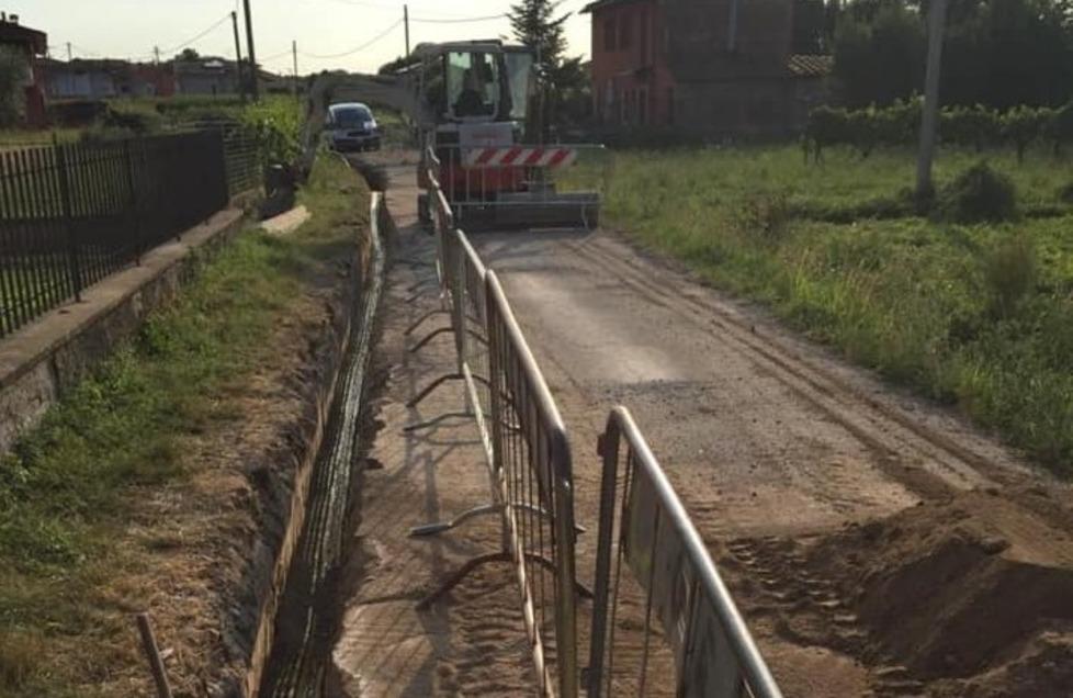 Divieti sulla Provinciale per il potenziamento di acquedotto e fogne 