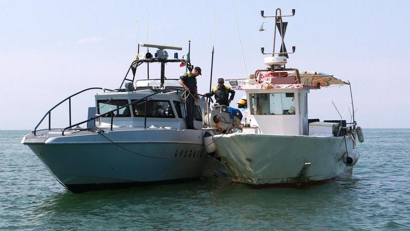 Sorpresi a pescare con la rete a strascico Bloccati e multati