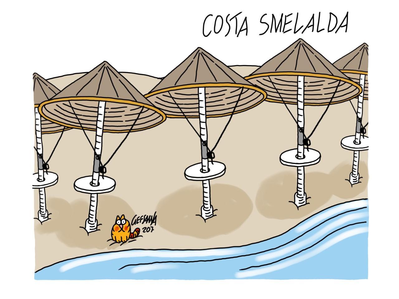 La vignetta di Gef: investimenti cinesi in Costa Smeralda