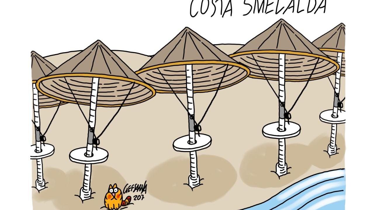 La vignetta di Gef: investimenti cinesi in Costa Smeralda