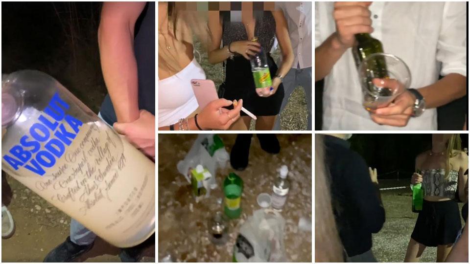 Voci impastate, scuse improbabili, bottiglie dal contenuto incerto. Tanta vodka, e poi rum. Ecco alcuni fotogrammi tratti dal video girato fuori da una discoteca a Castiglion della Pescaia e andato in onda mercoledì durante la puntata "Si fa per scherzà" su Gazzetta di Siena