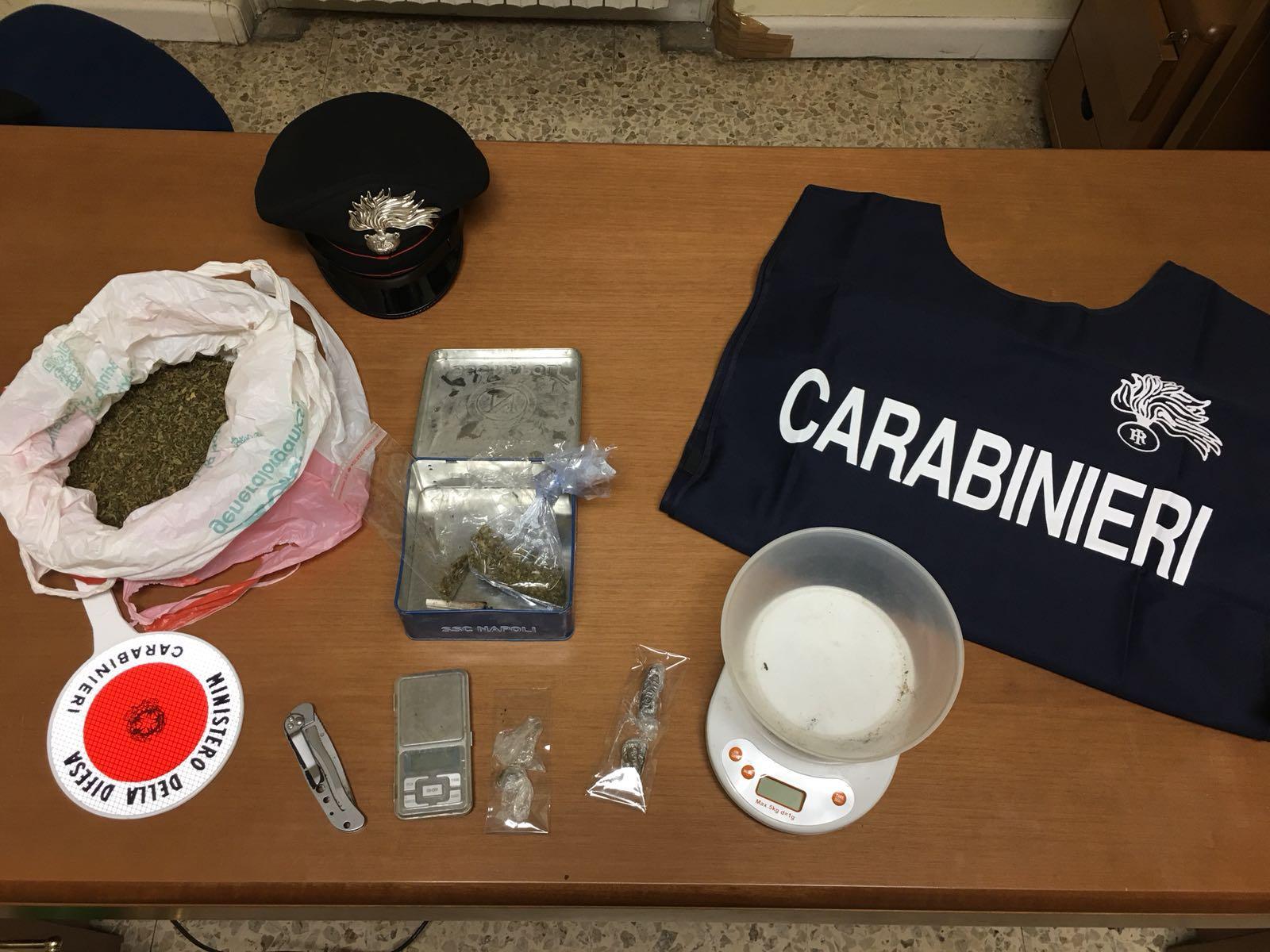 Un sequestro di marijuana (foto d'archivio)