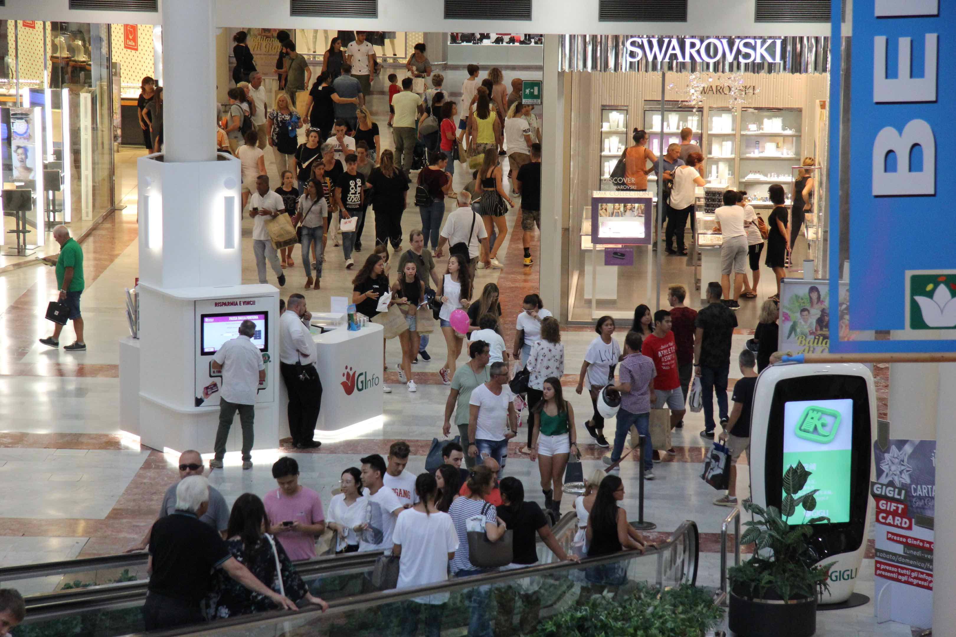 Il centro commerciale Gigli a Campi Bisenzio