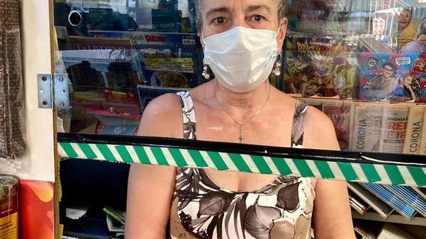 La madre di Kevin Luschi, Maria Cristina Lanteri (foto Marzi)