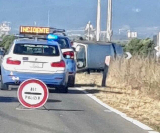 L'incidente di Assemini (foto rosas)