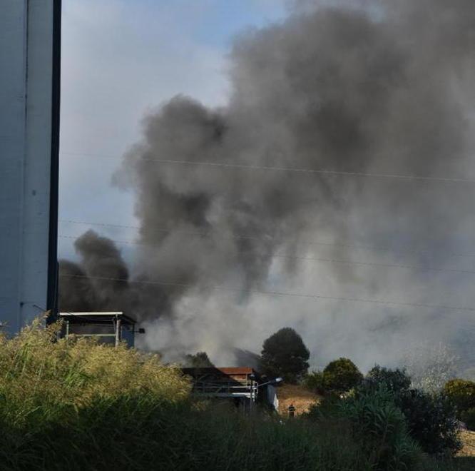 Fiamme all’impianto Ersu del Pollino 