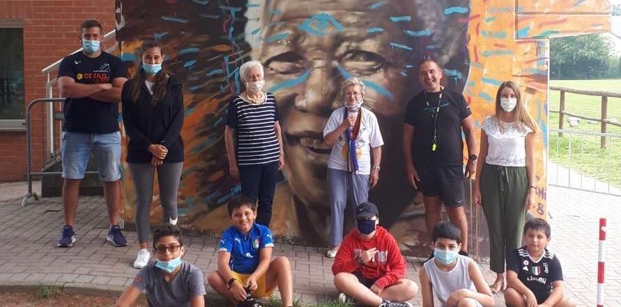 I Diavoli celebrano il Mandela Day con una lezione al centro estivo 