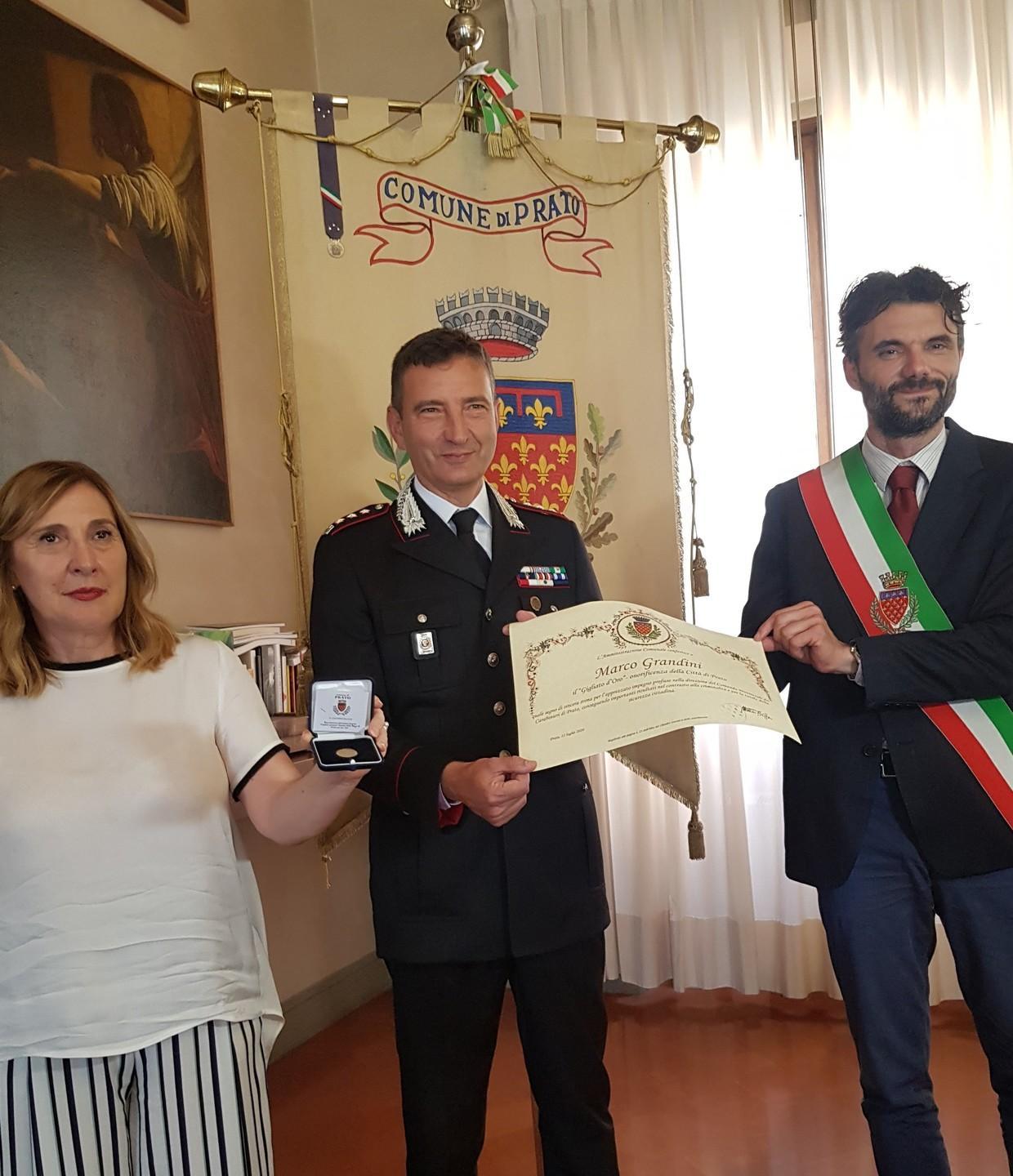 Il Gigliato d’oro al colonnello Grandini