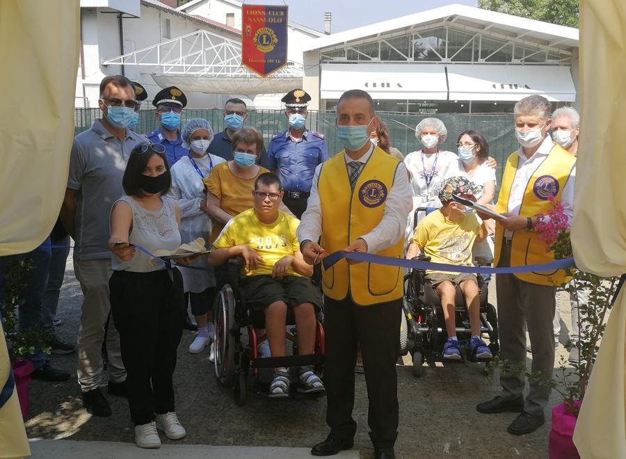 Il Lions ha donato un gazebo agli ospiti del centro “Fossetta”
