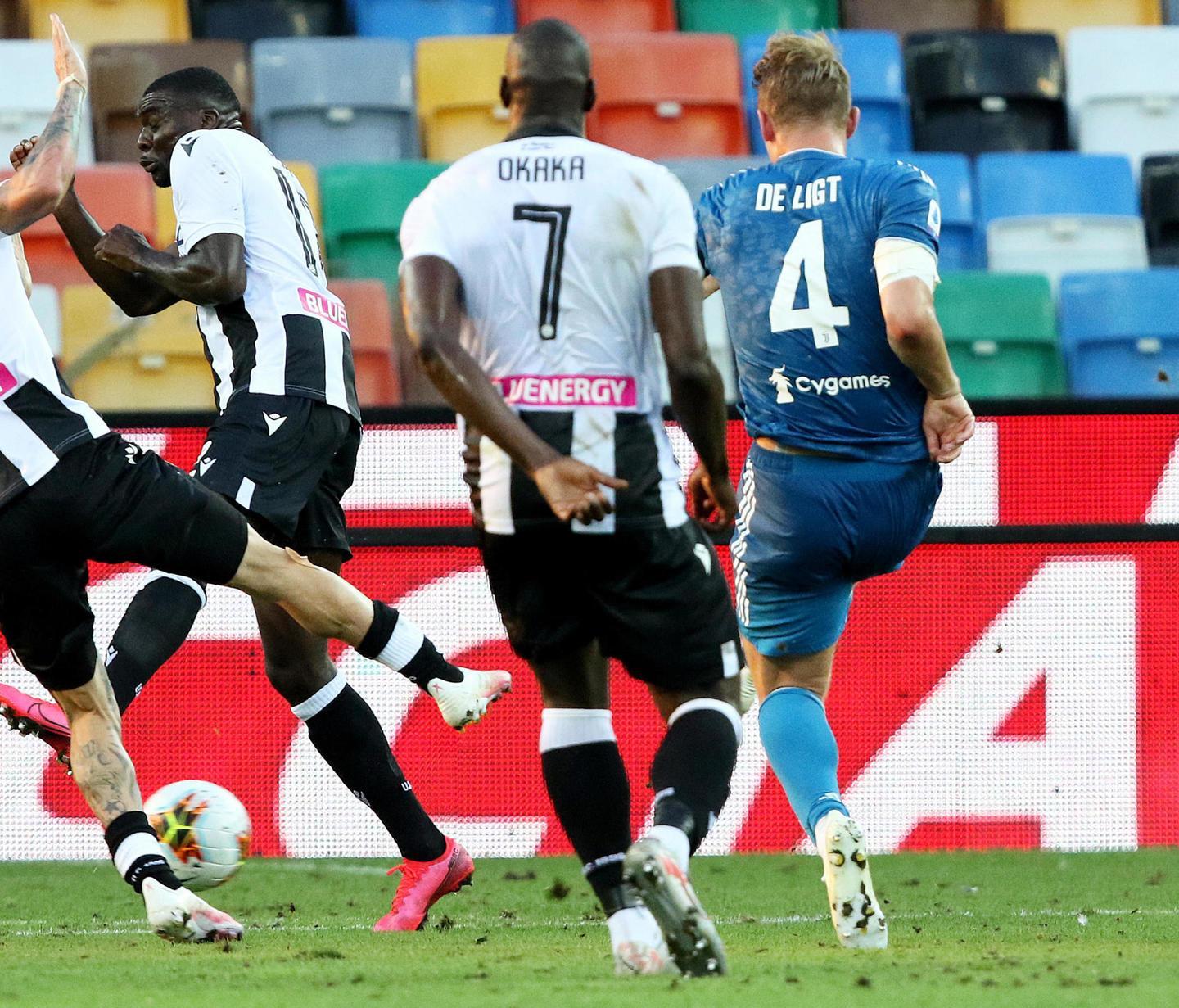 Altro che champagne, la Juve beve veleno Beffa Udinese, lo scudetto resta in frigo 