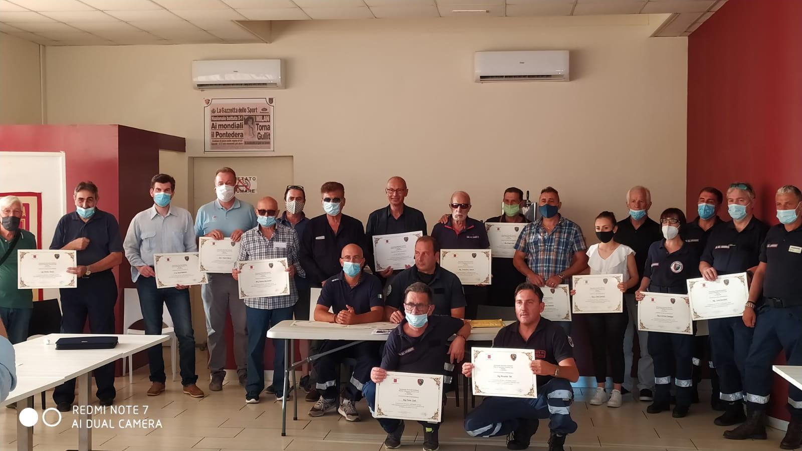 Alessio Giani presidente della protezione civile dell'Anc
