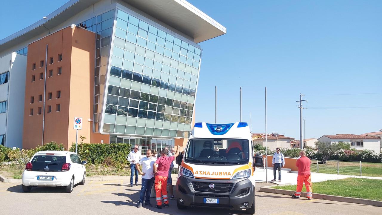 Inaugurazione della nuova ambulanza a Olbia