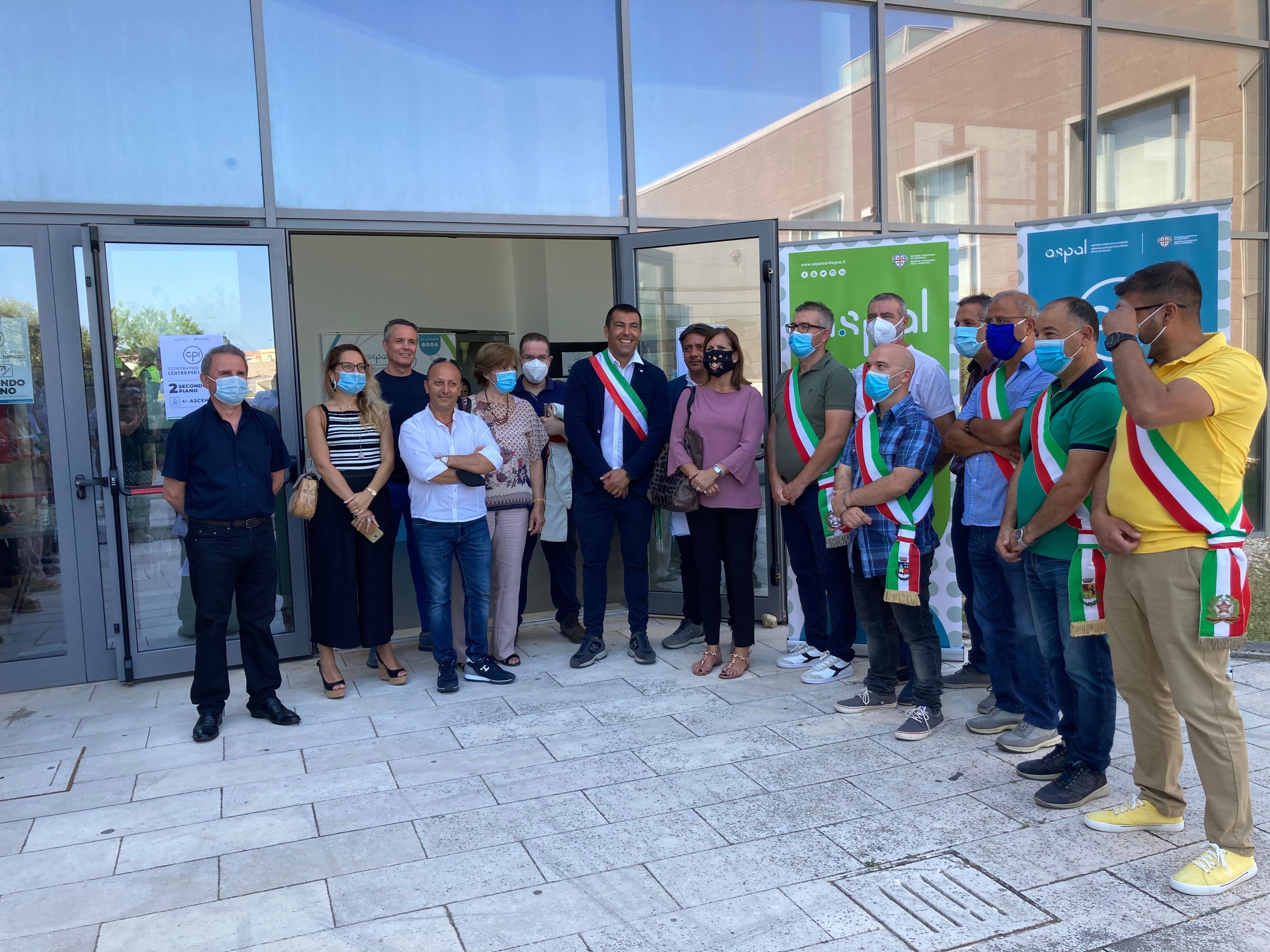 Lavoro, inaugurata a Sanluri la nuova sede dell'Aspal