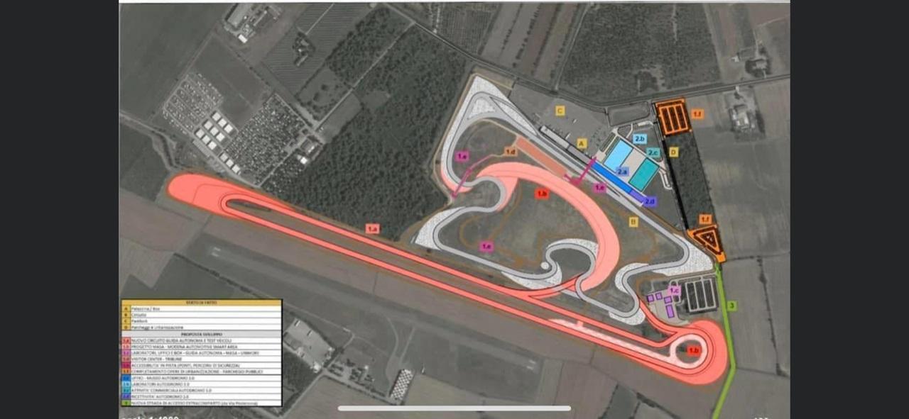 Nuovo autodromo, Muzzarelli: "Una grande opportunità anche per il turismo"