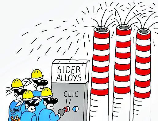 La vignetta di Gef: la SiderAlloys verso la ripartenza 