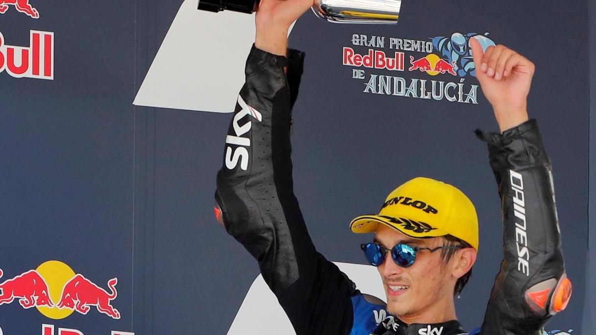 Moto2, podio tutto azzurro C’è anche il fratellino di Vale