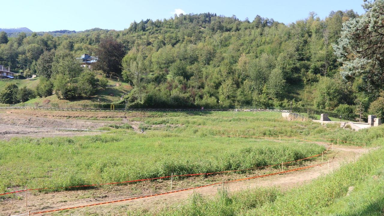 Campi incolti al posto del lago Fiorenzo