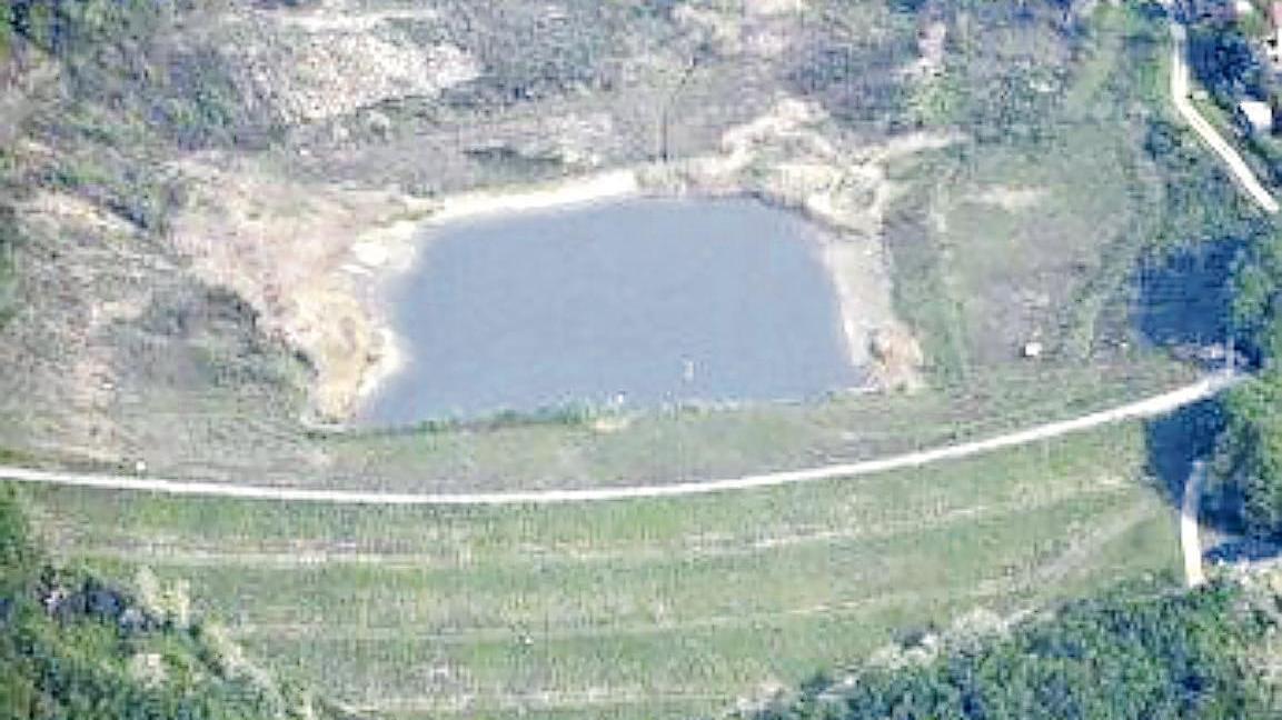 Un'immagine del bacino di Gello