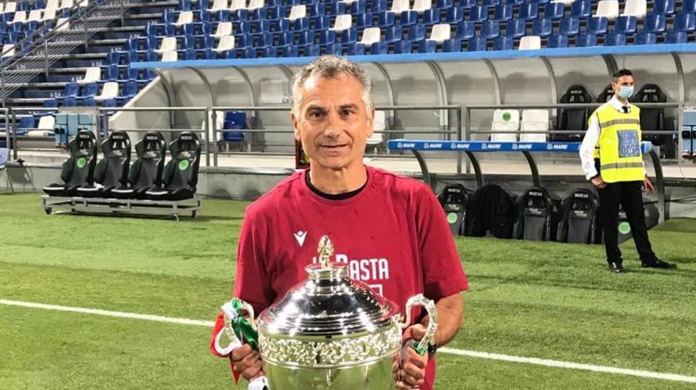 Il castelfranchese Giovanni Bonocore festeggia la B con la Reggio Audace