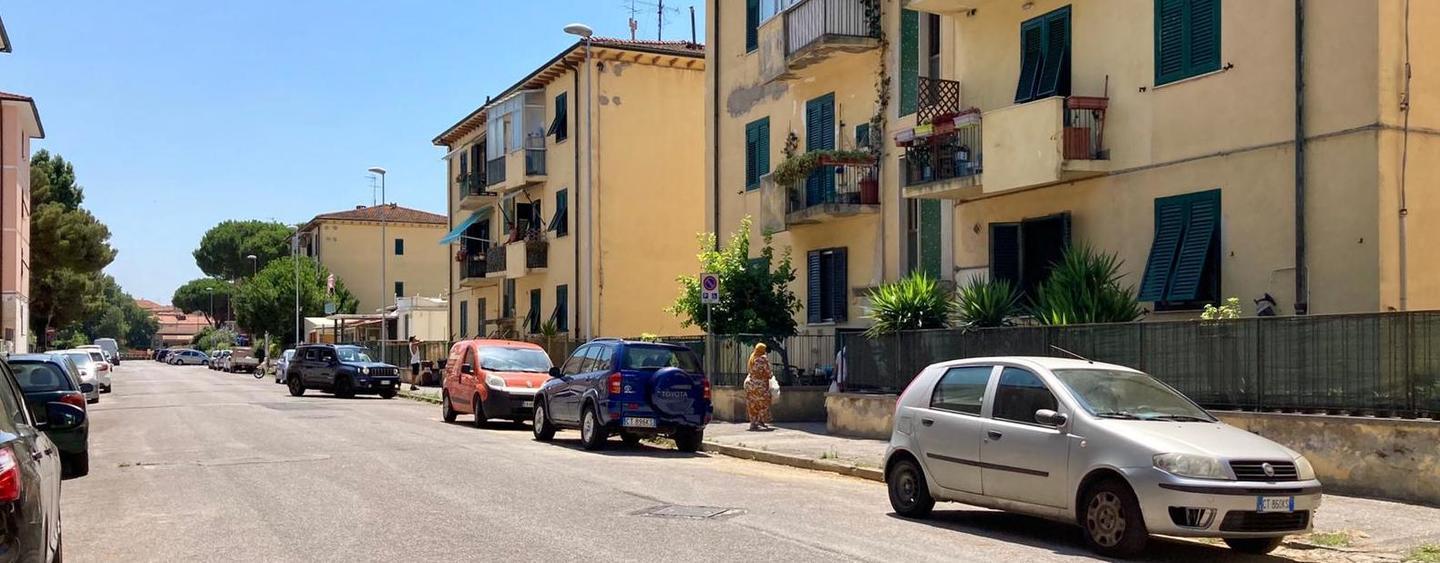 L'edificio in cui è avvenuto il blitz delle forze dell'ordine
