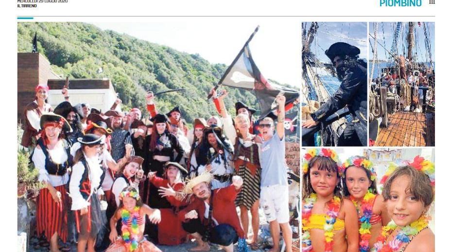 Scatti dal pomeriggio coi pirati a Calamoresca