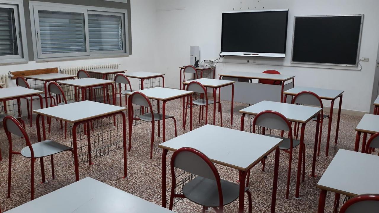 I banchi con un posto per singoli studenti