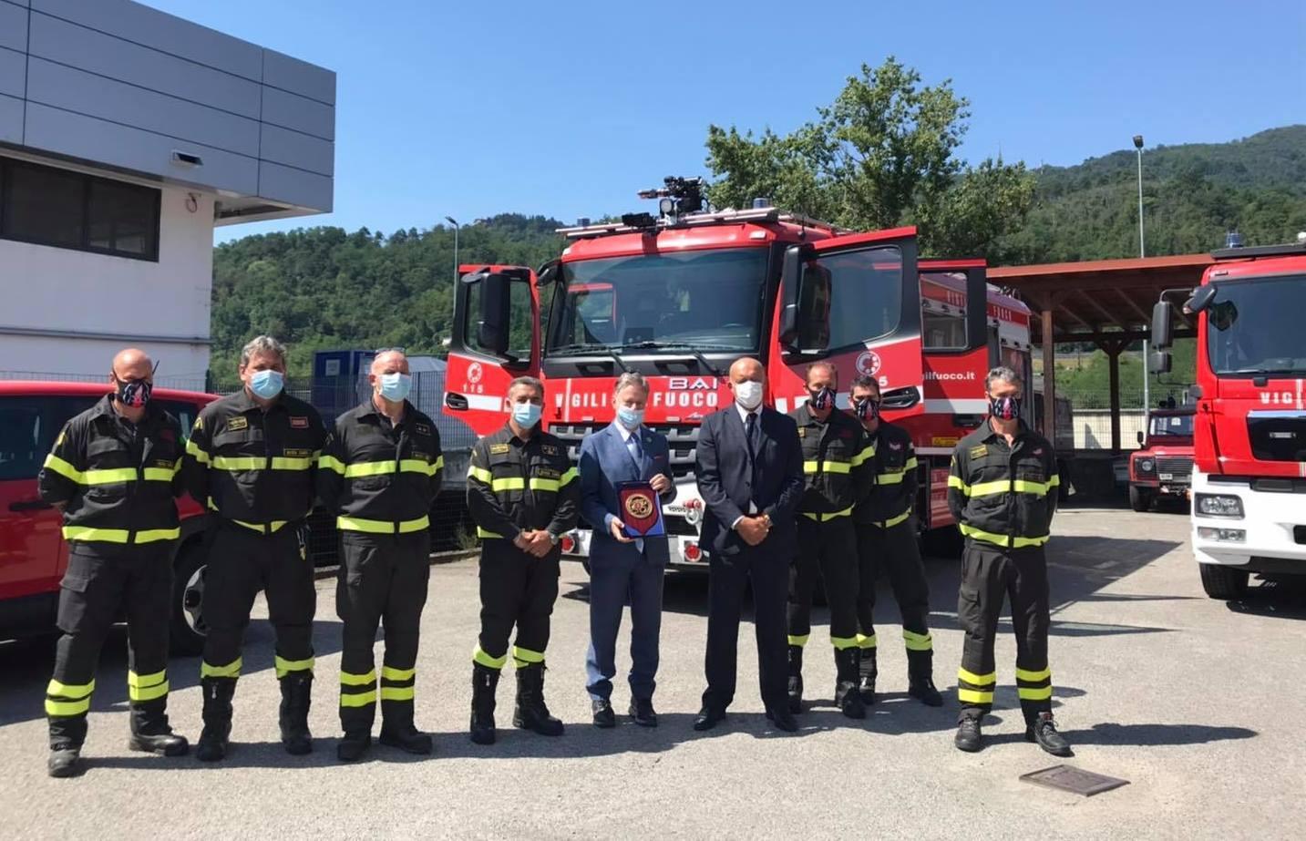 Nuovo mezzo anche su rotaia per i Vigili del fuoco di Aulla 