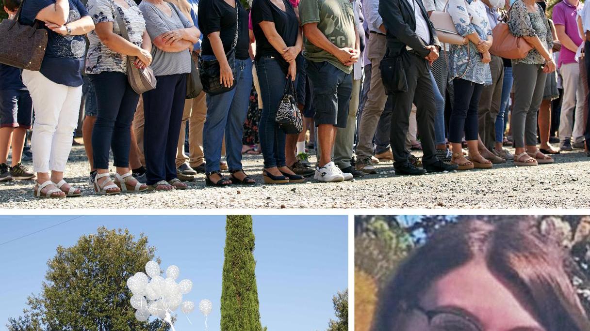 Palloncini bianchi per l’addio a Elena