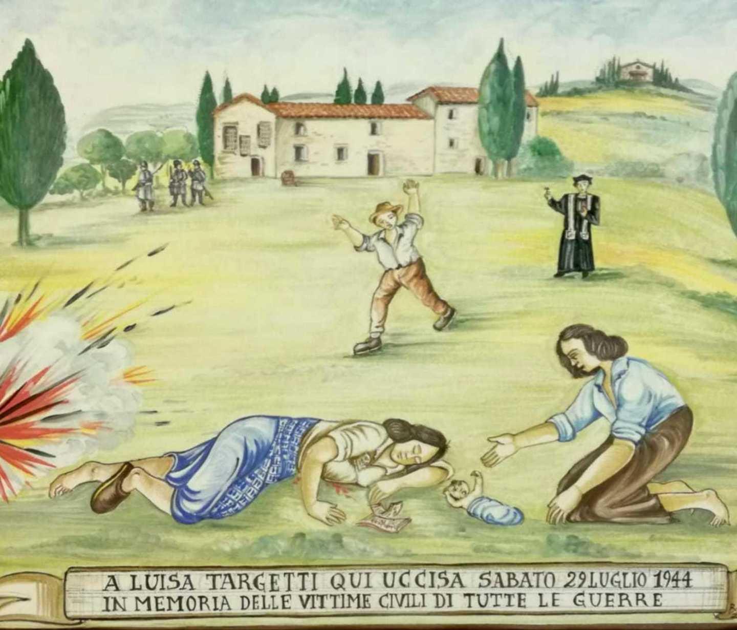 Targa in ricordo di Luisa Targetti