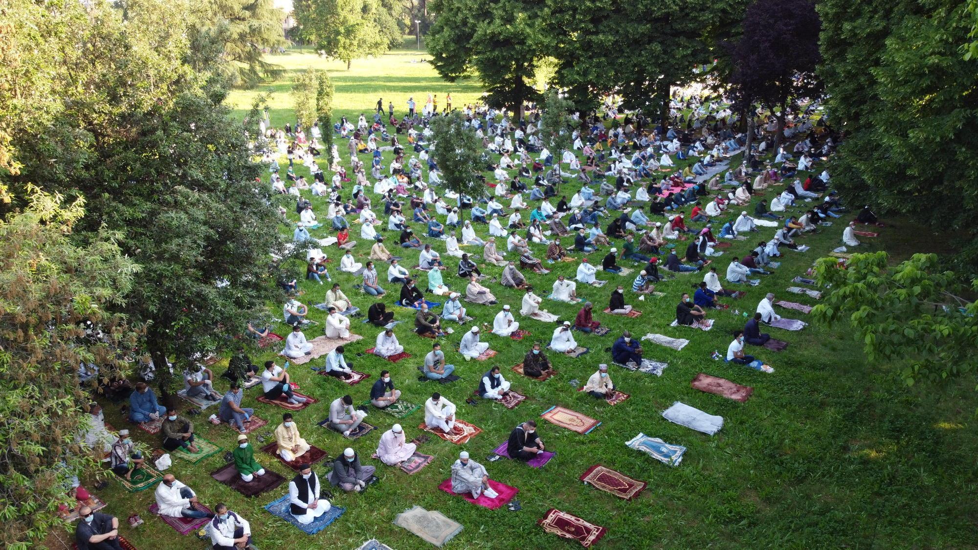 La fine del Ramadan il 24 maggio scorso all’ex Ippodromo