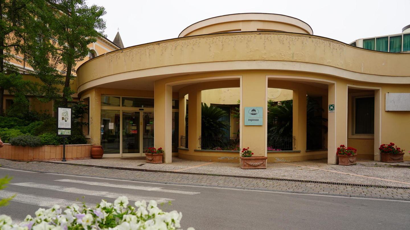 L’ingresso delle Terme di Casciana