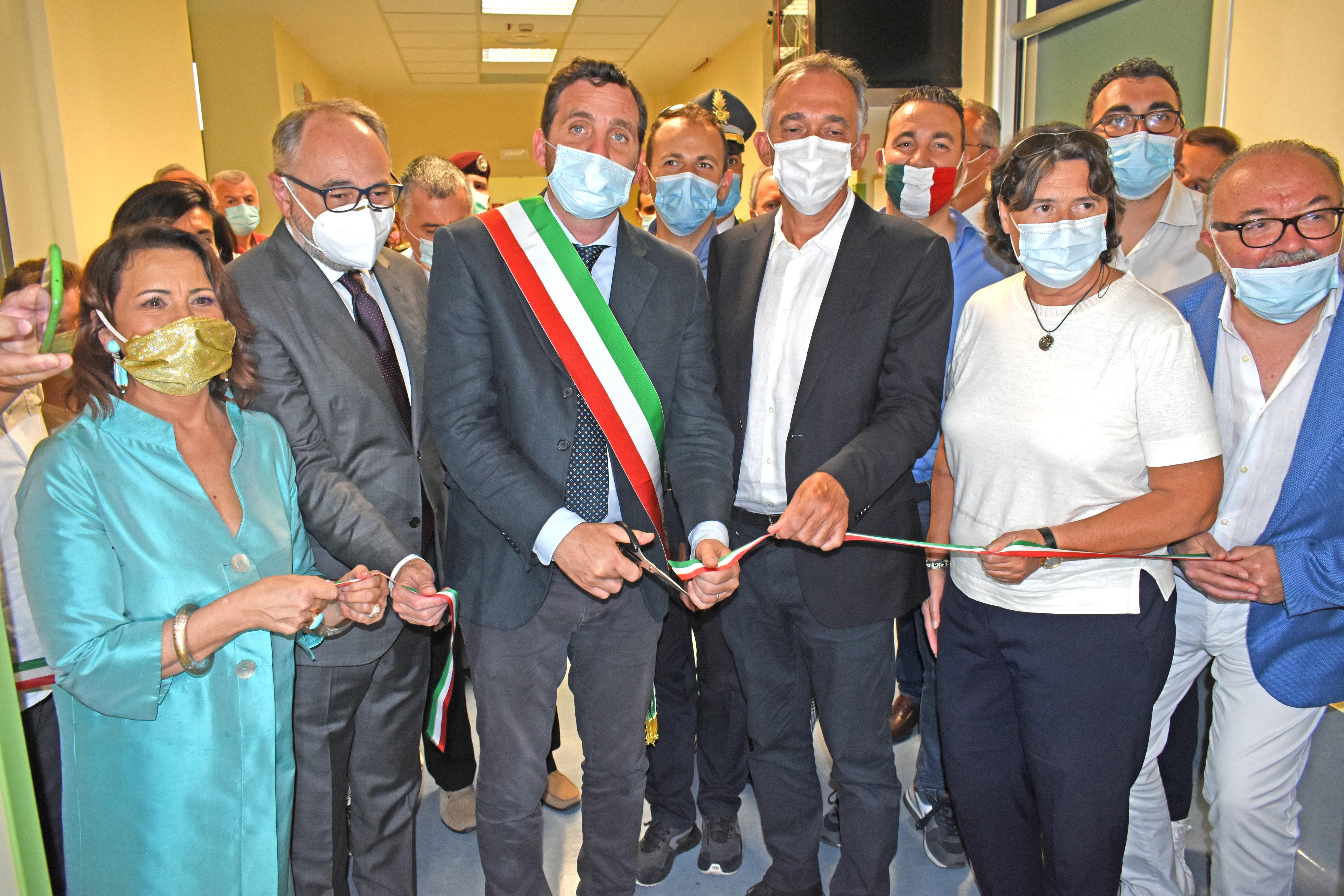 Un momento dell'inaugurazione