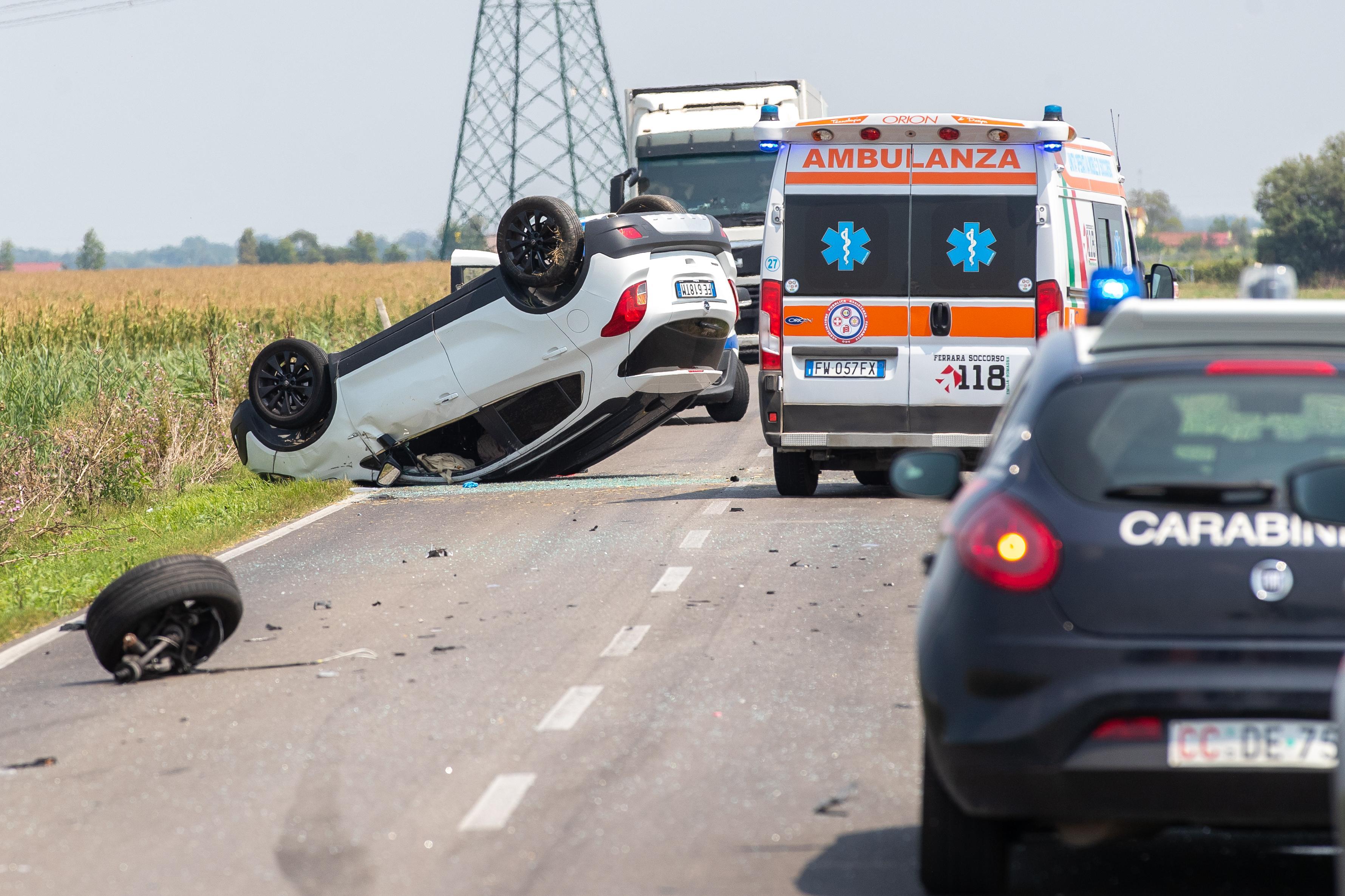 Incidente sulla strada "Luigia", quattro feriti