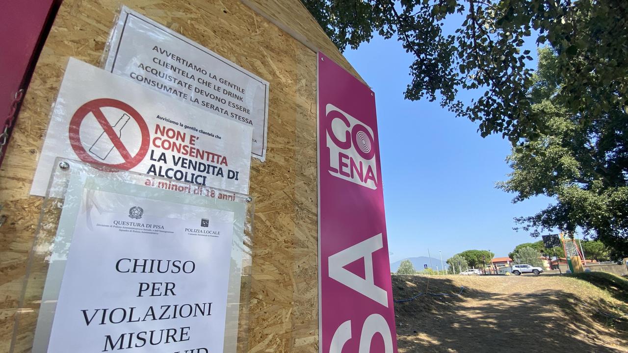 Violate le norme anti-Covid, chiusi i locali della Golena d'Era