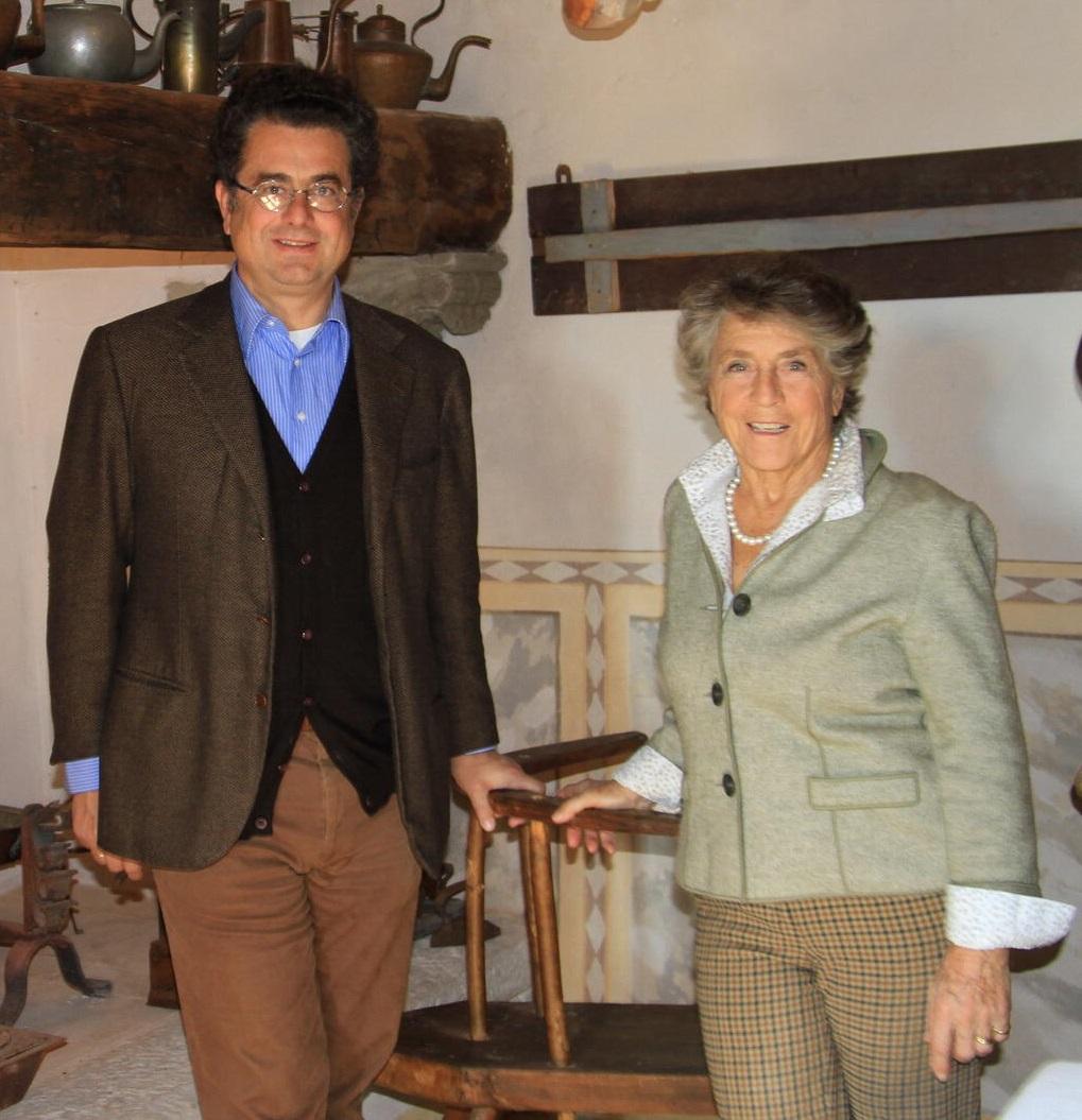 La principessa Giorgiana Corsini con il figlio Duccio in una foto di qualche anno fa