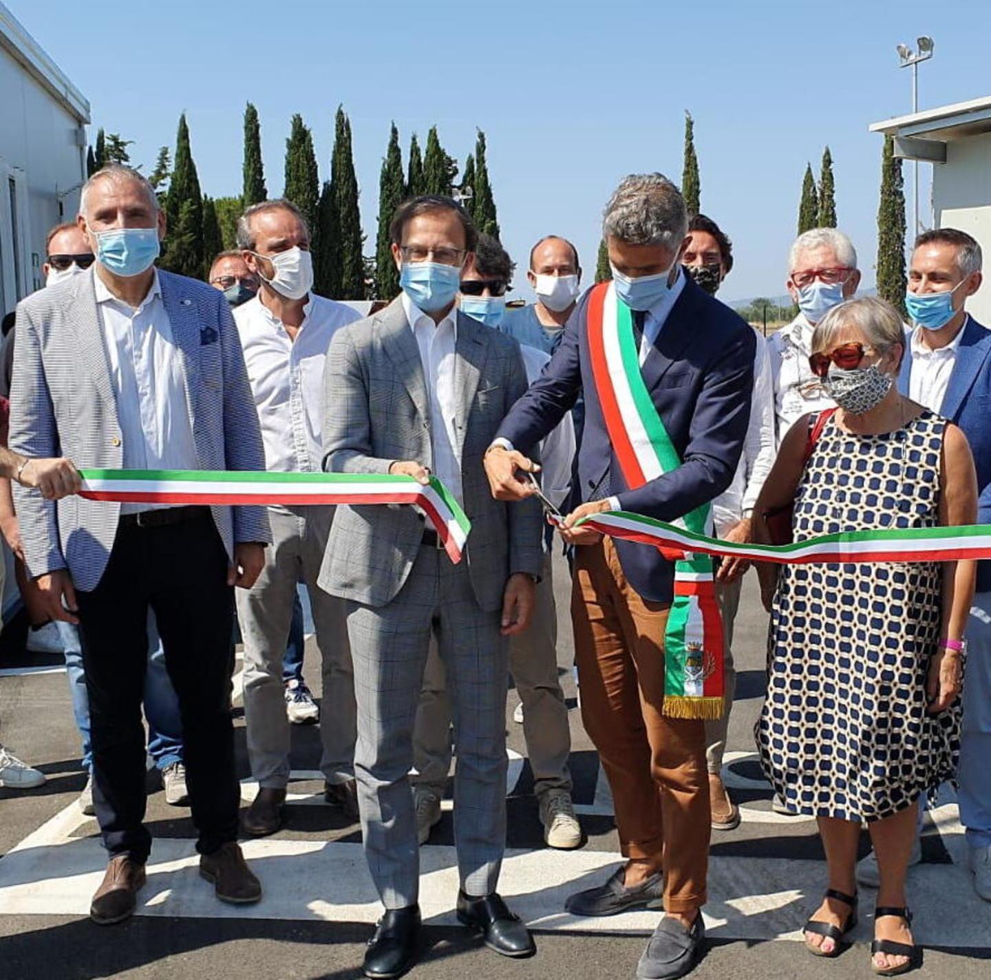 Inaugurato il centro di raccolta per i materiali recuperabili 