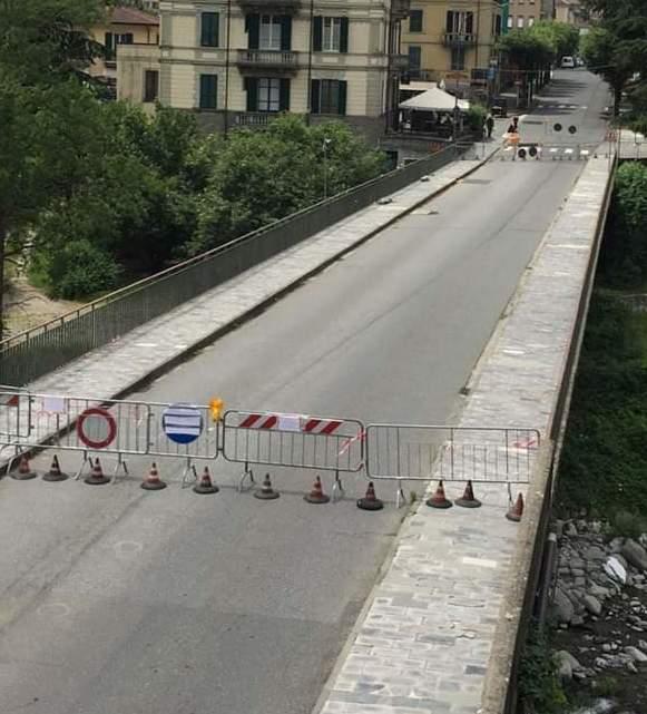 Il ponte Zambeccari di Pontremoli messo sotto sequestro il 27 maggio scorso