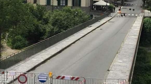 Il ponte Zambeccari di Pontremoli messo sotto sequestro il 27 maggio scorso