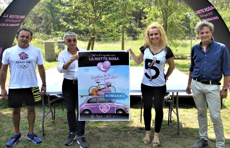 Sette notti per i sette lidi comacchiesi La Notte Rosa diventa settimana tra musica, danza e passeggiate