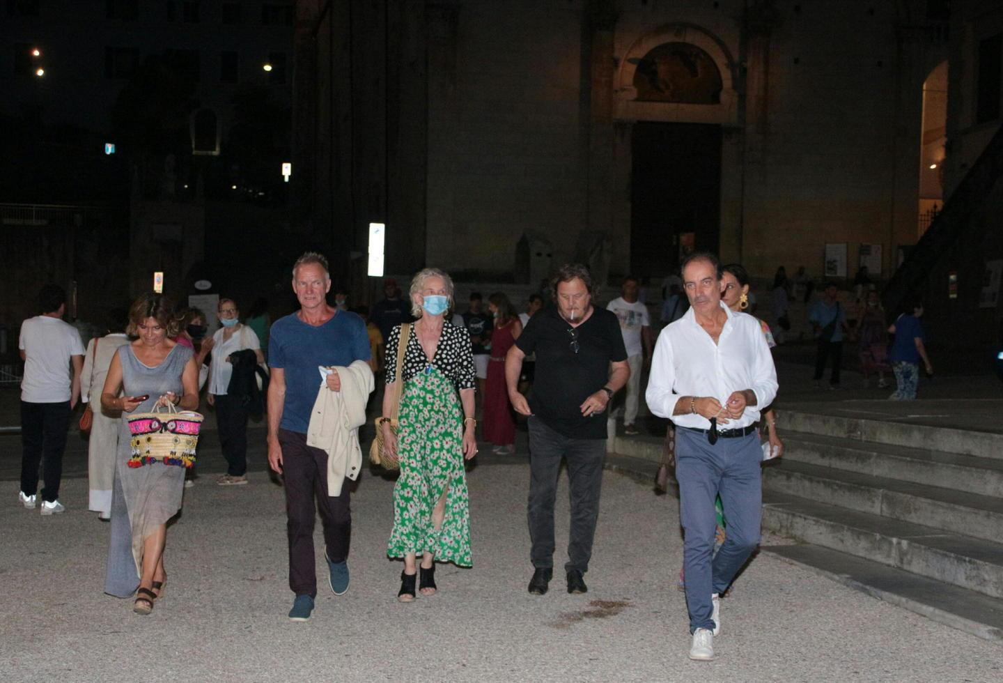 Sting e Zucchero in platea a "Pietrasanta in concerto" 